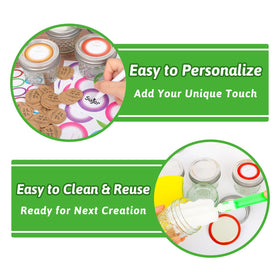 Mcupper dishwasher-safe and freezer-friendly jars suit a range of uses.