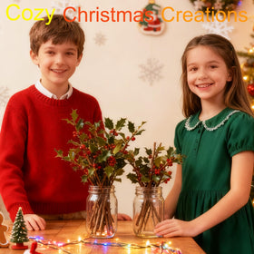 Mcupper glass jars for crafts and DIY gifts with easy-to-label surfaces.