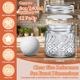 Mcupper jar set with silver lids and bands for airtight freshness.