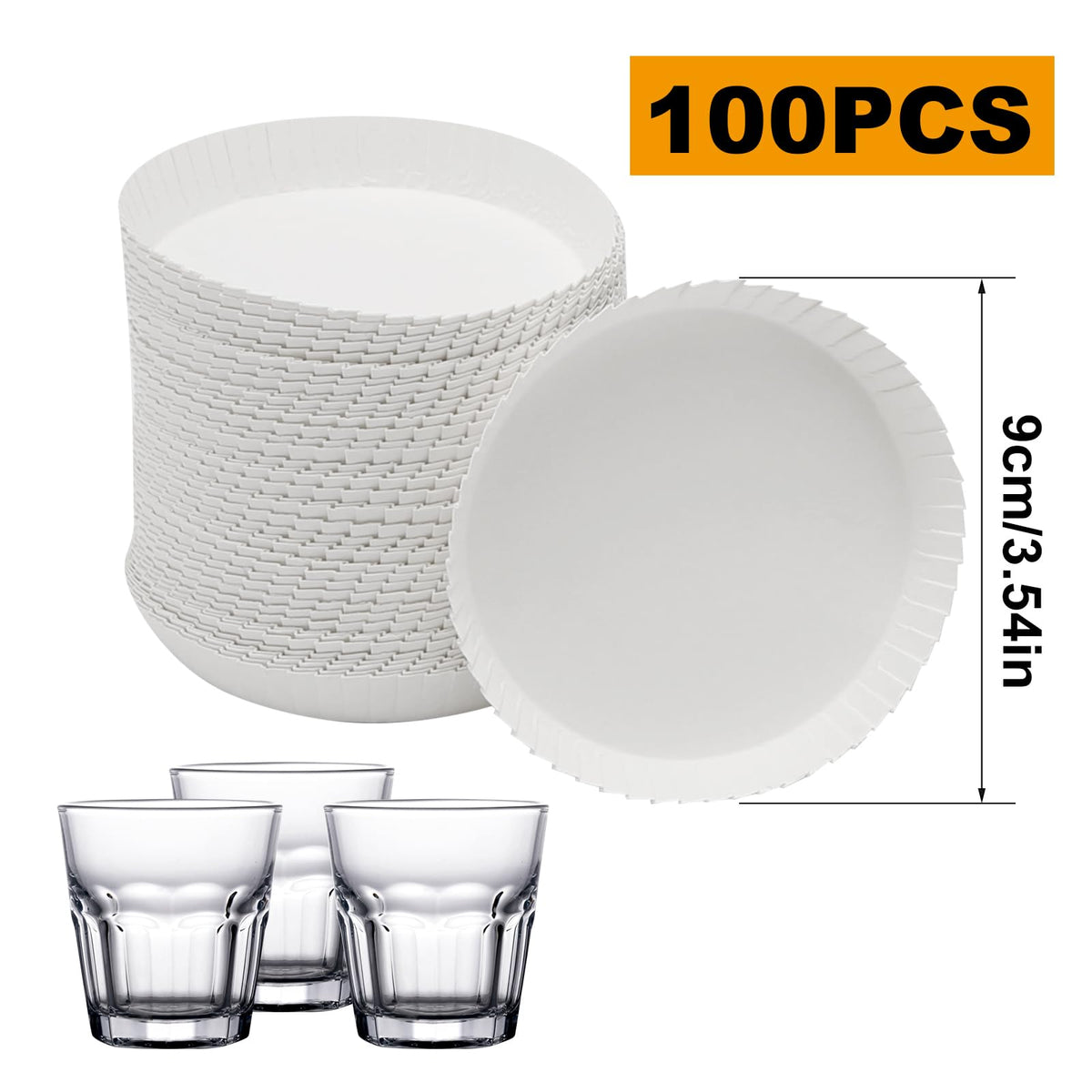 MDEOOSKY lids stacked neatly to save cabinet space.