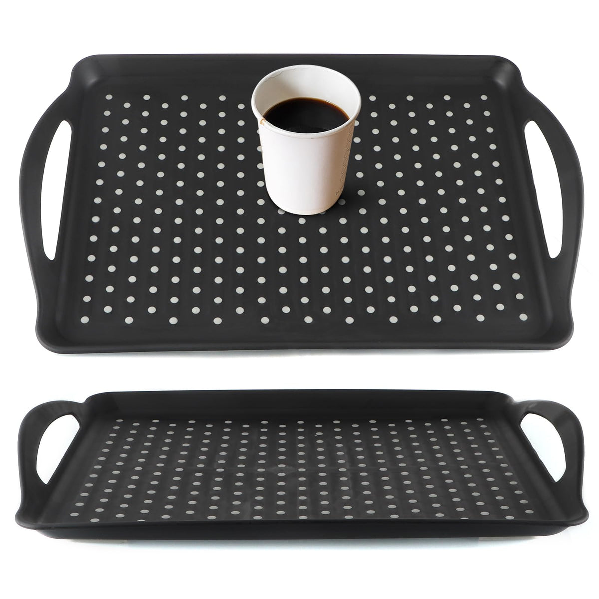 MDLUU non-slip tray with handles for secure transportation
