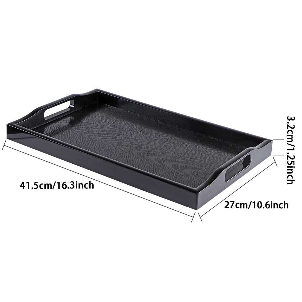 MDLUU tray for breakfast in bed setup in black, elevates morning routines