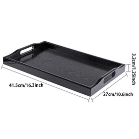 MDLUU tray for breakfast in bed setup in black, elevates morning routines