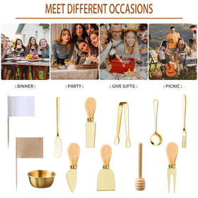 MDSPLPIY honey dippers add elegance to serving sweet toppings.