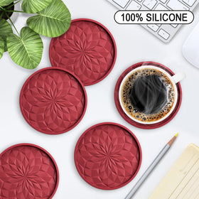ME.FAN dual-sided non-slip coasters preventing leaks during gatherings