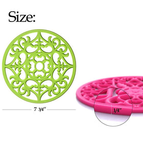 ME.FAN silicone trivet flexible material doubles as a kitchen mat.
