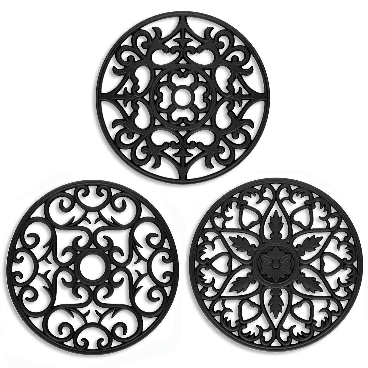 ME.FAN trivets-dishes-pots-pans-set protects surfaces from hot cookware during serving.