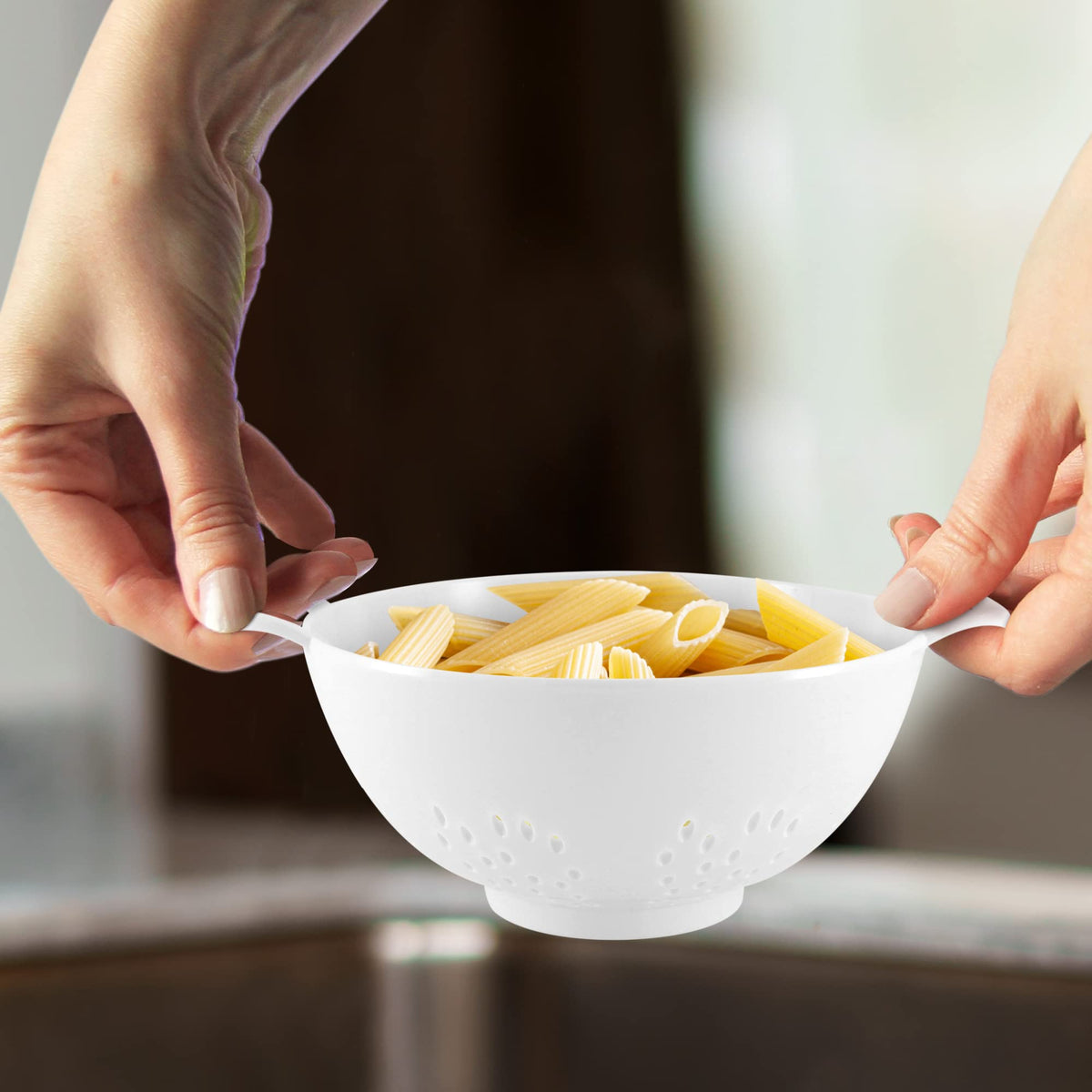 Meadow Lane colander is perfect for washing berries and small veggies.