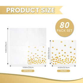 Mealivos 3-ply white napkins offer durable use during gatherings.