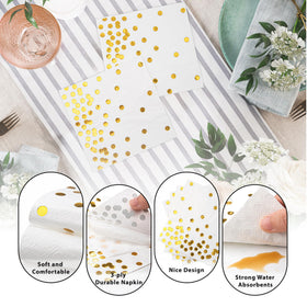 Mealivos napkins arranged on a dining table to elevate the setting.