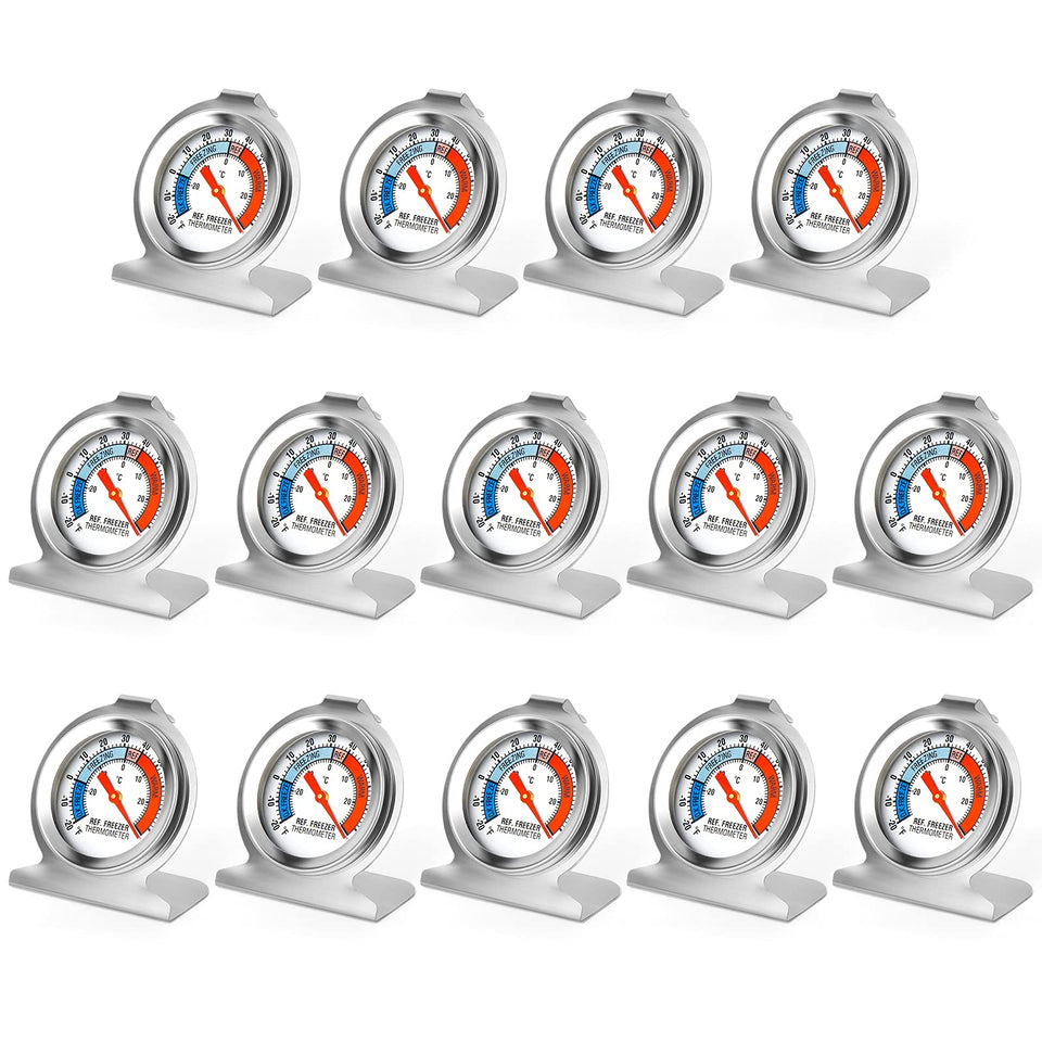 MEANLIN MEASURE 14-pack refrigerator thermometer front view for precise temperature monitoring