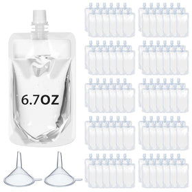 Meanplan 100 Pcs Plastic Pouches bulk for simple on-the-go servings and gift-ready party favors.