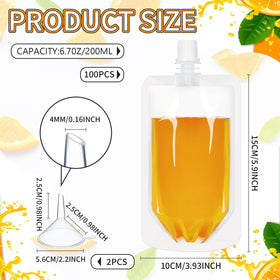 Meanplan 200ml capacity pouches for easy portion control at meals.