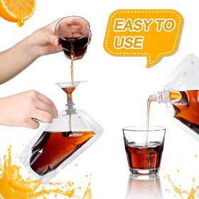 Meanplan reusable plastic pouches ideal for sauces and crafts
