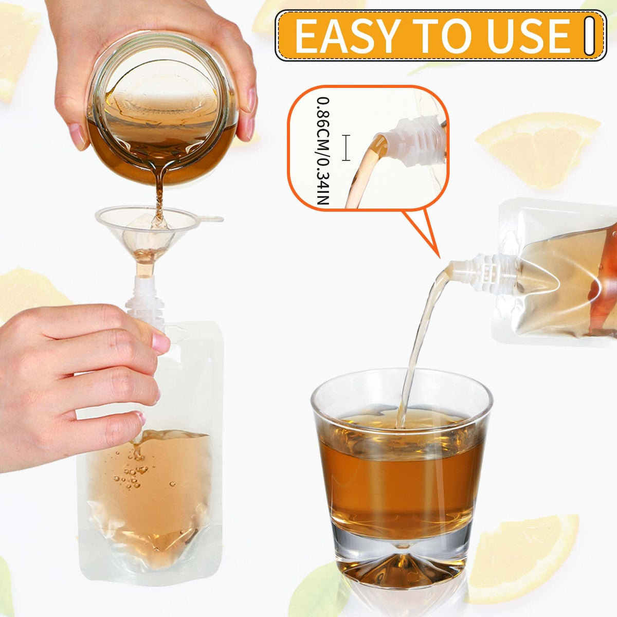 Meanplan screw-cap leak-proof pouches prevent spills during transport.