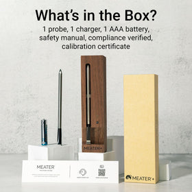 Charger extends wireless range enabling monitoring from anywhere in the home.