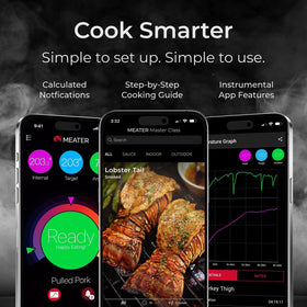 MEATER Pro multisensor technology tracks multiple zones for even results
