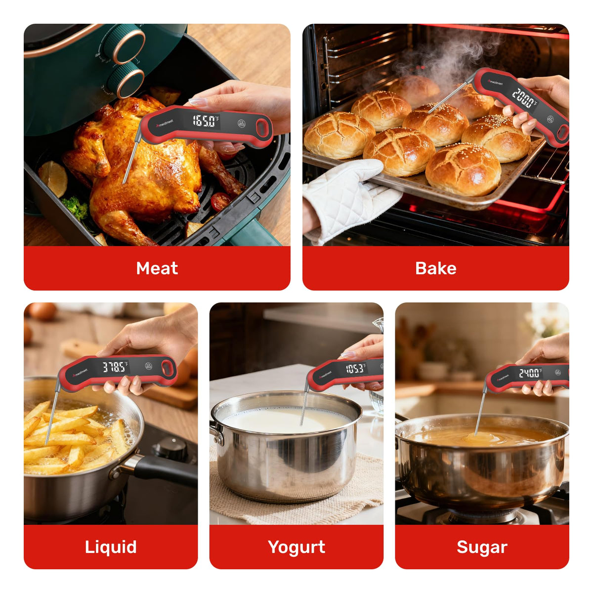 Meatmeet thermometer gift-ready packaging for cooks and grill lovers