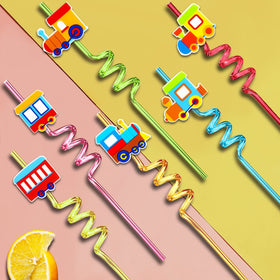 Meaxur reusable plastic and silicone straws for durable daily use.