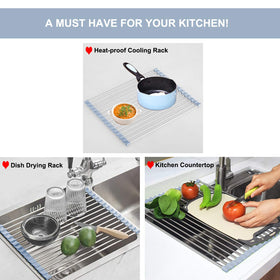 MECHEER rack used as a cooling rack for hot bakeware on the counter.