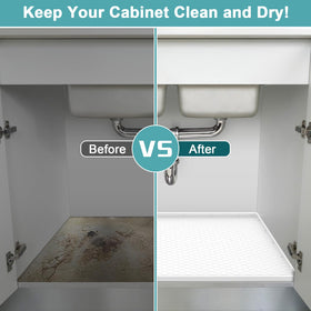 Easy-clean MECHEER silicone mat after spills with soap and water