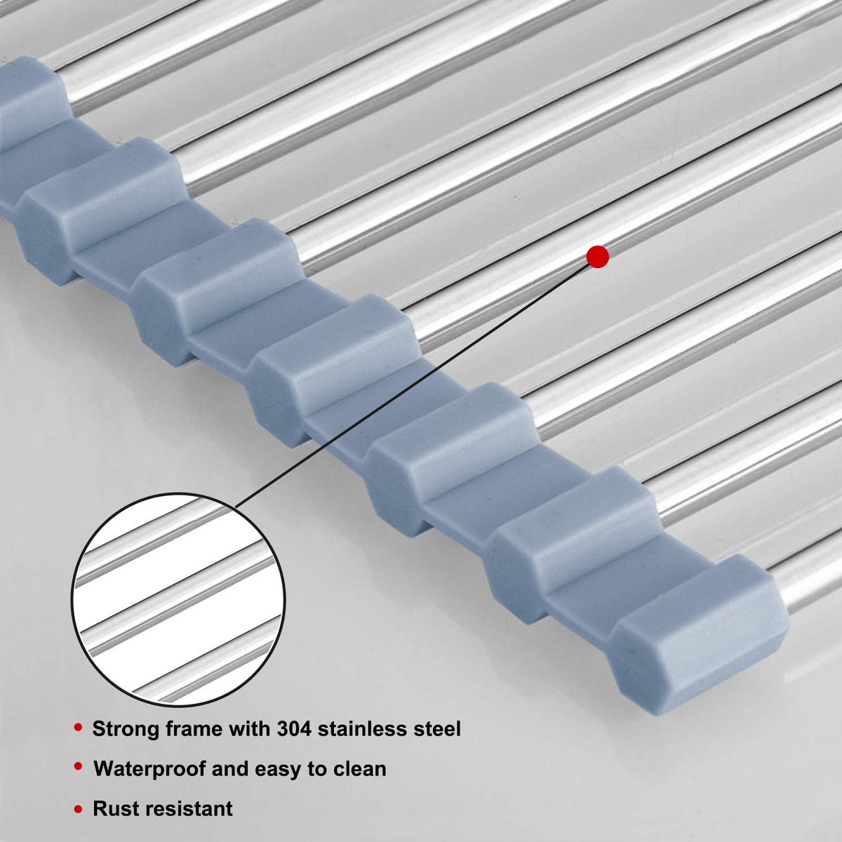 MECHEER silicone corners offer heat resistance and non-slip stability.