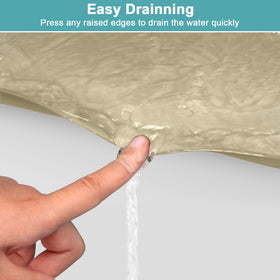 MECHEER under sink mat easy to clean with soap and water