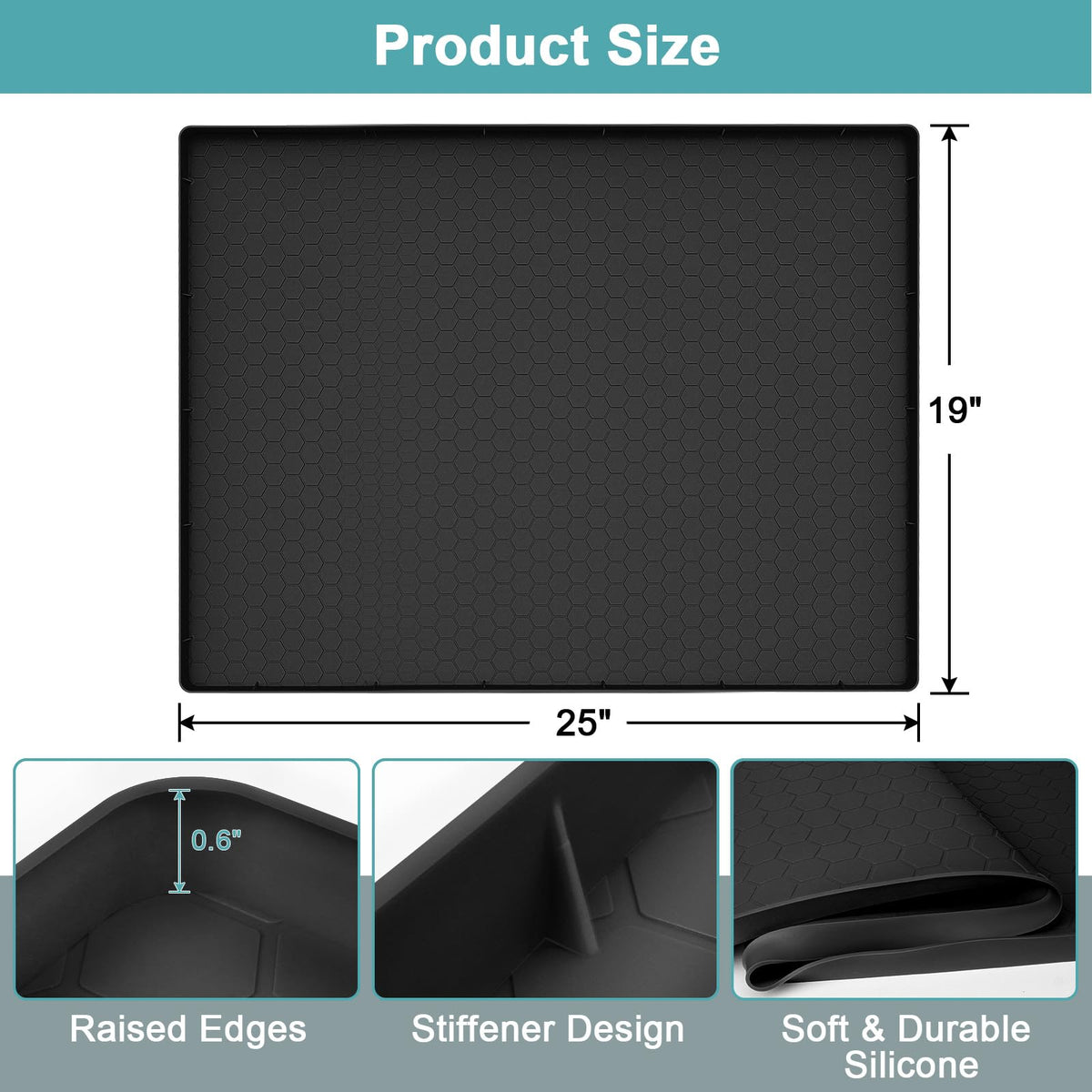 MECHEER waterproof under-sink mat keeps cabinets dry during leaks and splashes