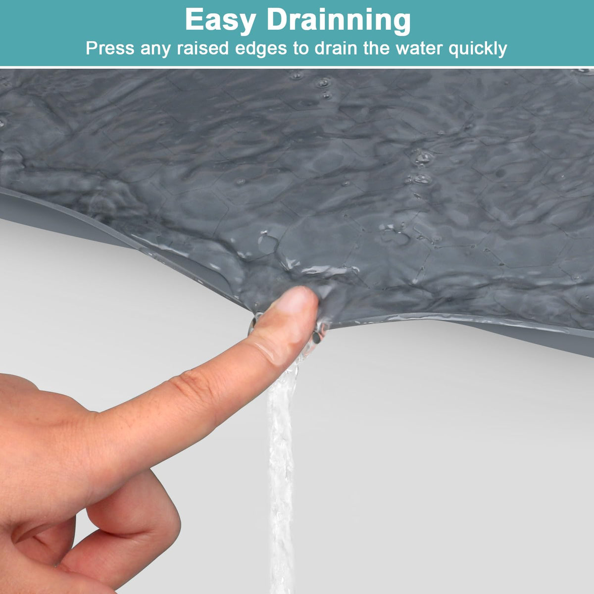 MECHEER waterproof mat is easy to trim for custom pipe layouts.
