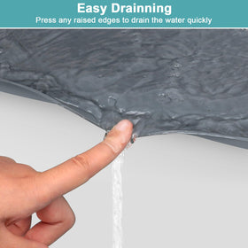 MECHEER waterproof mat is easy to trim for custom pipe layouts.