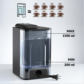 Mecity BPA-free water tank and easy-clean components