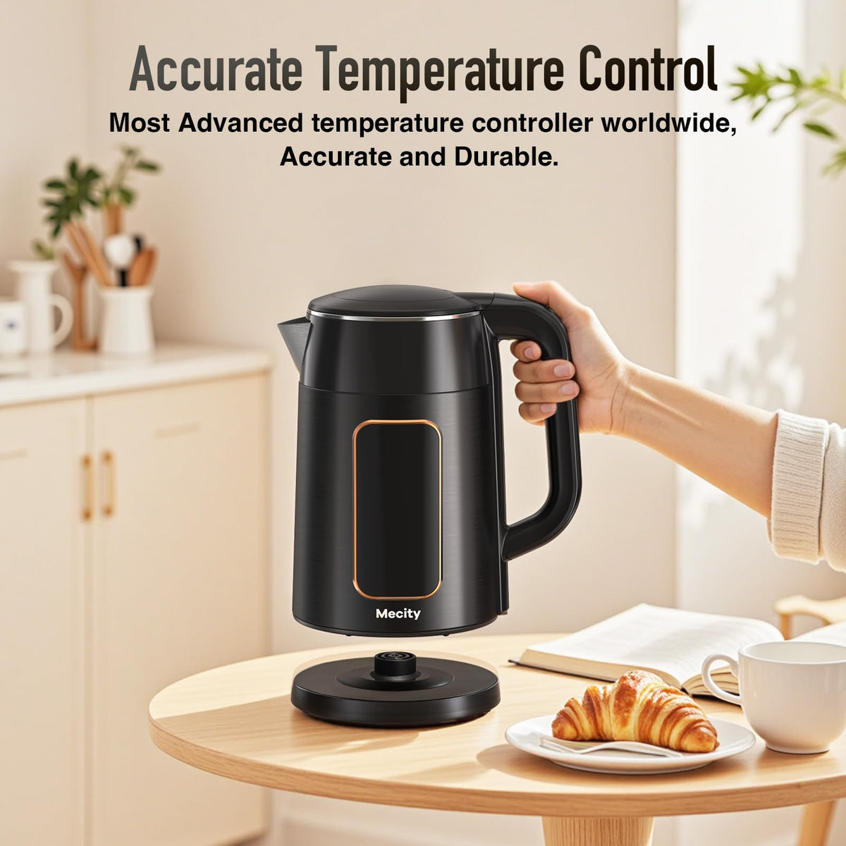 Mecity cool-to-touch exterior for safe handling