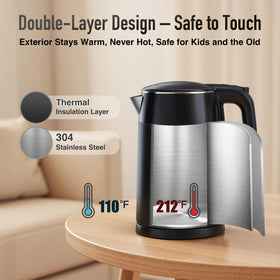 Mecity double-wall stainless steel keeps exterior cool