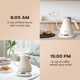Mecity insulated handle stays cool during pouring