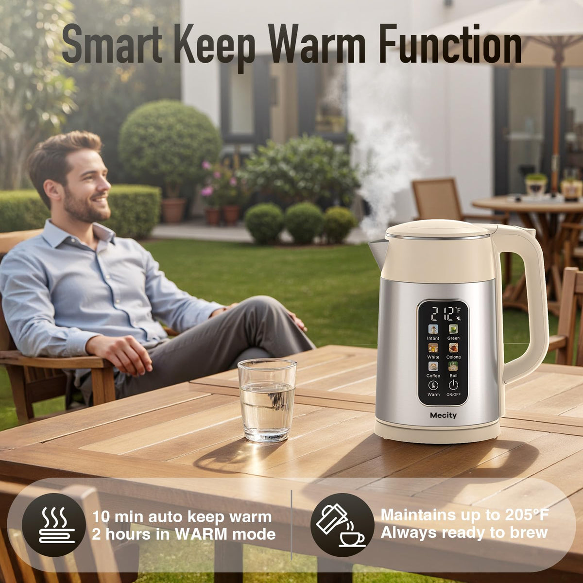 Mecity 1.7 L capacity supports family needs