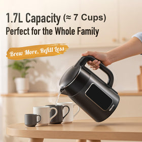 Mecity 1.7L capacity ideal for families and entertaining.