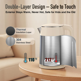 Mecity 1500W fast boil rapidly heats water