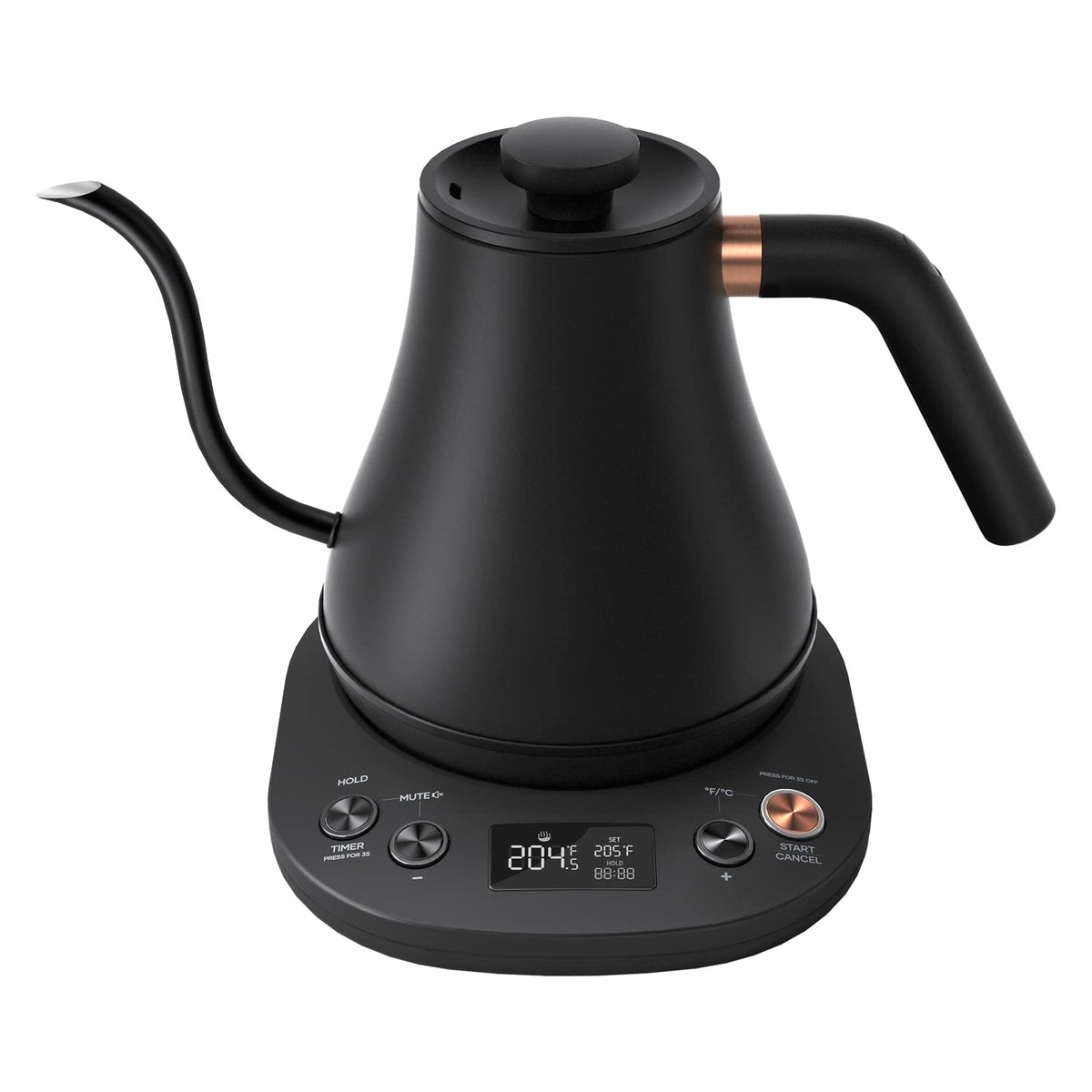 Mecity electric kettle with gooseneck pour-over spout for precise brewing control