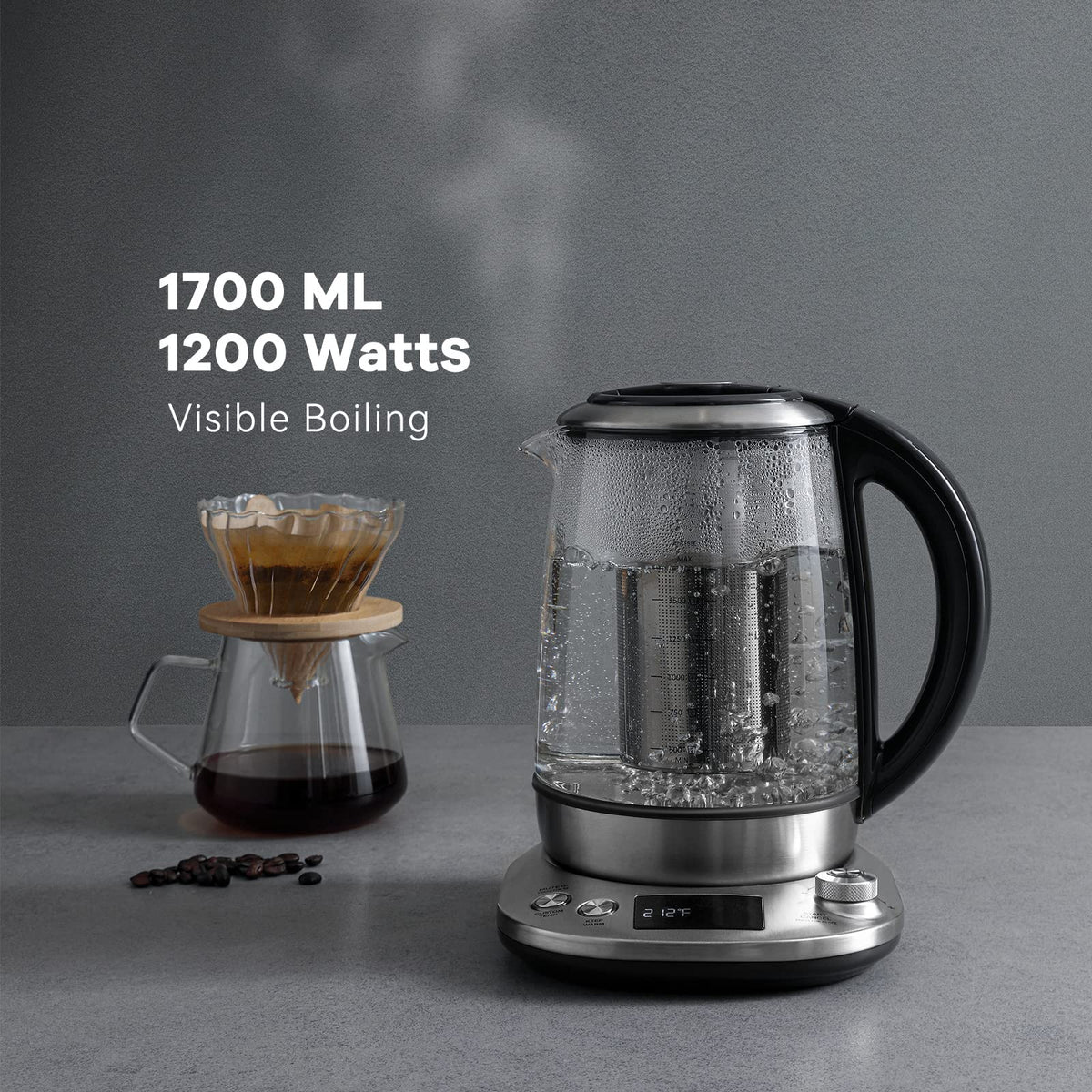Mecity kettle constructed with durable, BPA-free materials