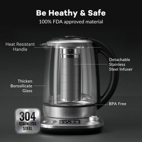 Mecity kettle boiling quietly after activation