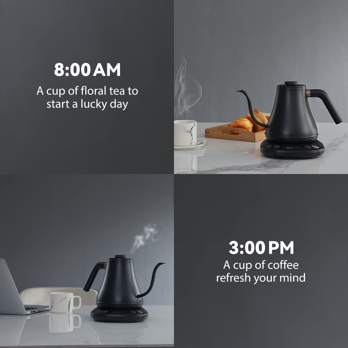 Mecity mute mode keeps the kitchen quiet while brewing