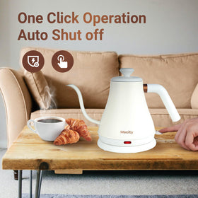 Durable Mecity stainless steel body minimizes plastic contact