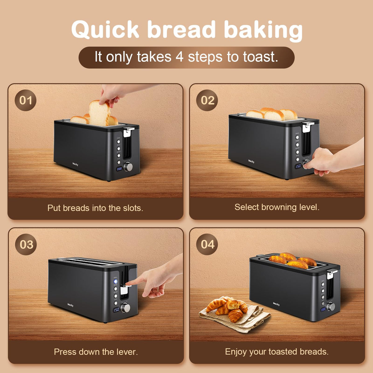 Mecity six browning settings customize toast shade