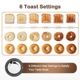 Mecity bagel mode toast with crunchy cut side