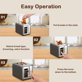 Mecity presets for bagels, muffins, waffles.