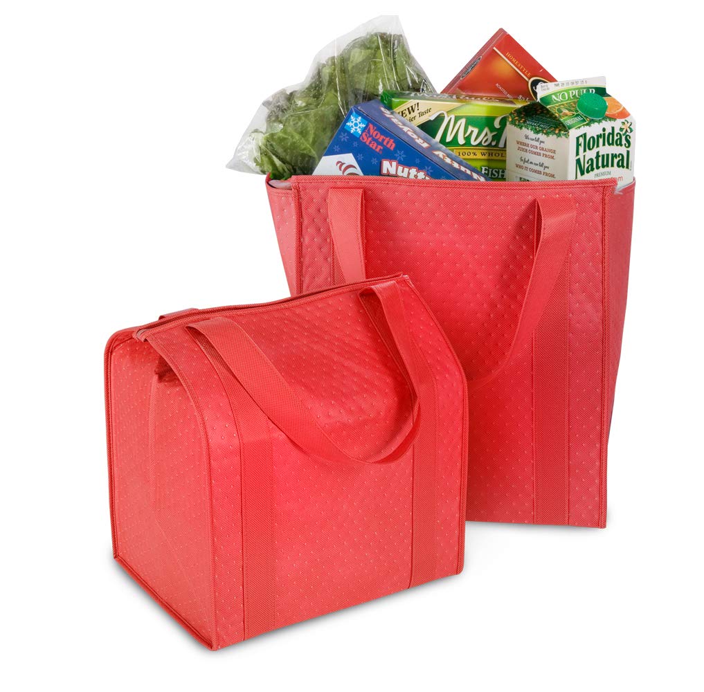 Mediz Hannah Smart insulated bag side view highlighting large capacity and reinforced handles.