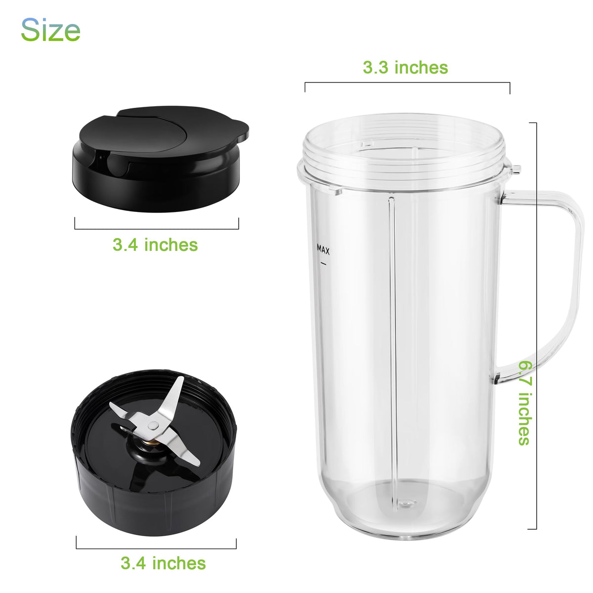 MEET JUICE cross blade assembly for fast, smooth blending.