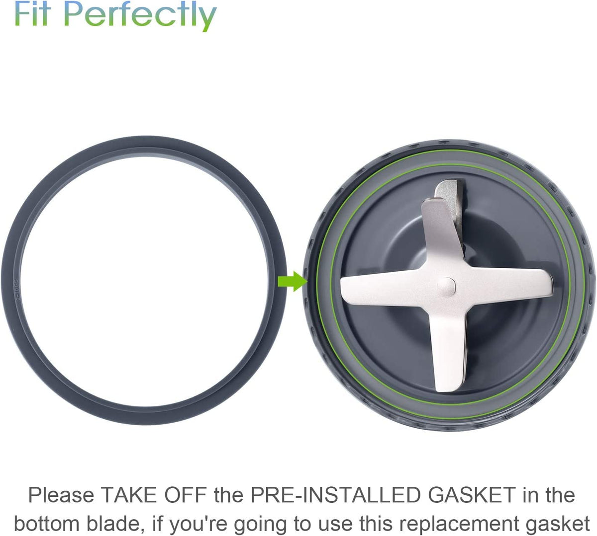 MEET JUICE gasket set ensures leak-free sealing during use.