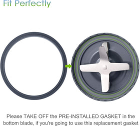 MEET JUICE gasket set ensures leak-free sealing during use.