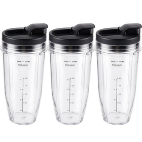 MEET JUICE Ninja Cups 24oz side view for on-the-go smoothies